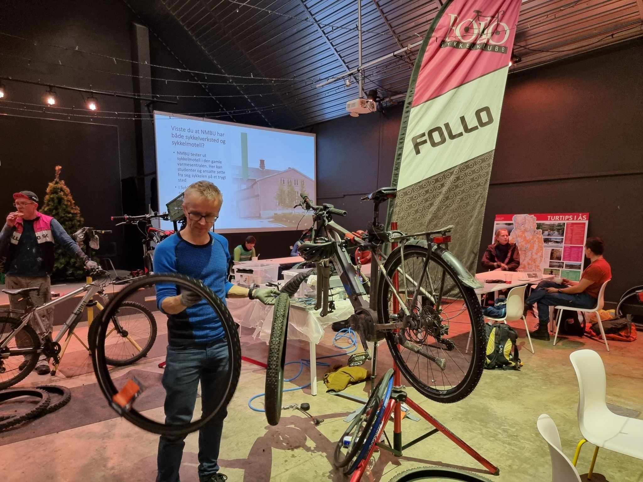 Vintersykkelfest på Ås